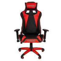 игровое кресло Chairman Game 44 Black-Red черно-красный