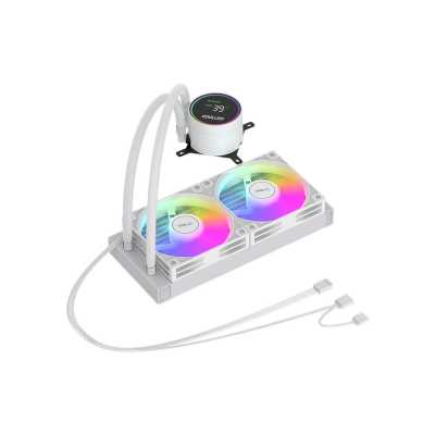 кулер Coolleo ICE Fairy DIG 240 Lite White Черный