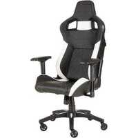 игровое кресло Corsair Gaming T1 Race 2018 Black-White черно-белый