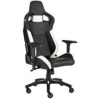игровое кресло Corsair Gaming T1 Race 2018 Black-White черно-белый