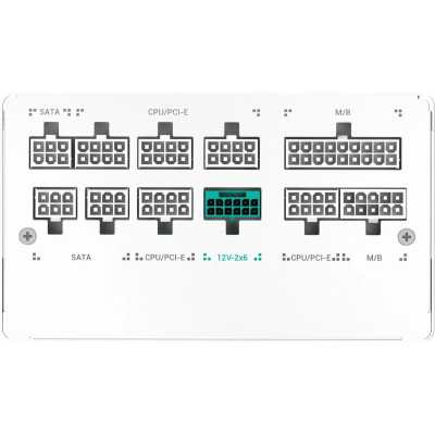 блок питания Deepcool 850W PN850M White Gen 5 Белый