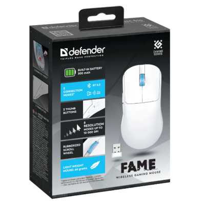 мышь Defender Fame GM-516 Белый
