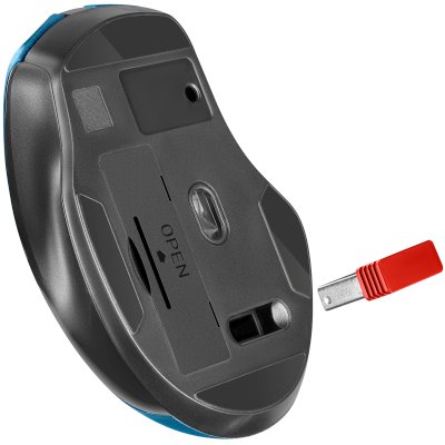 мышь Defender Prime MB-053 Turquoise Бирюзовый-черный
