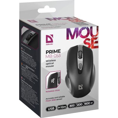 мышь Defender Prime MB-053 Black Черный