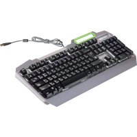 клавиатура Defender Stainless steel GK-150DL Серебристый-черный