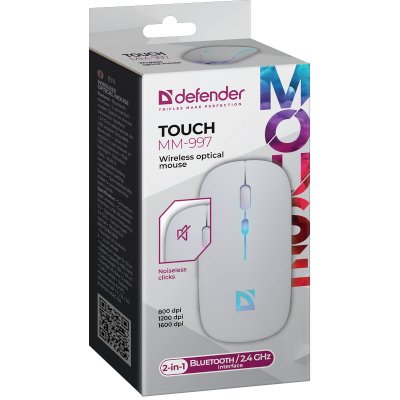 мышь Defender Touch MM-997 White Белый