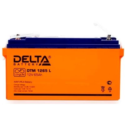 батарея для UPS Delta DTM 1265 L Reverse Polarity