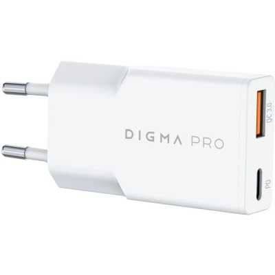 сетевое зарядное устройство Digma DPW2A2GX11WH
