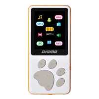 MP3 плеер Digma S4 8GB White-Orange