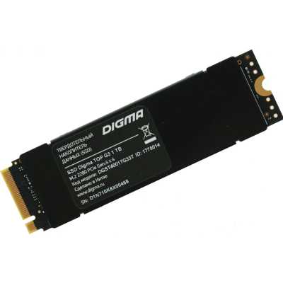 SSD диск Digma Top G3 1Tb DGST4001TG33T Черный