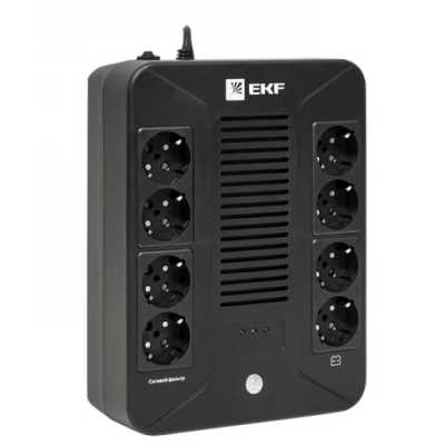 ИБП EKF E-Power Home 1000ВА PROxima SSW-1000 Черный