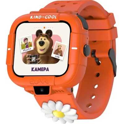 смарт часы Elari KidPhone Маша и Медведь Orange