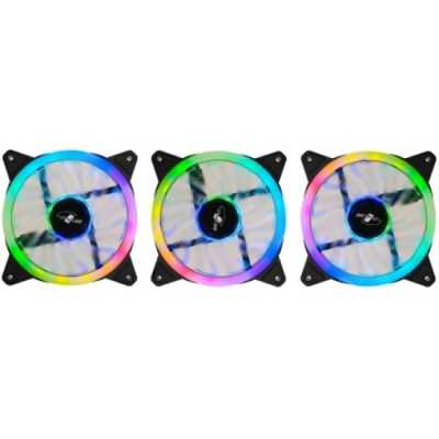 кулер Eurocase EU-FN120ARGB_8+12 BL Черный