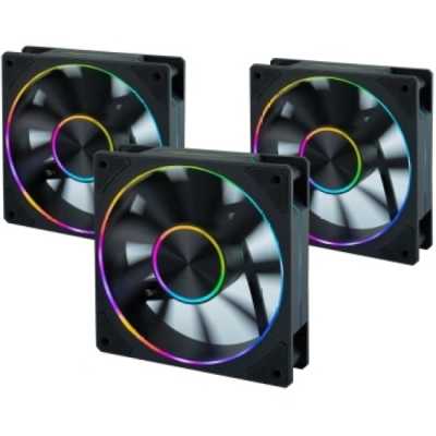 кулер Eurocase EU-FN120ARGB2002_8+18 BL Черный