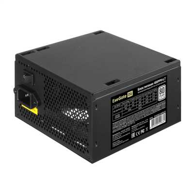 блок питания ExeGate 400PPH-LT-OEM EX292148RUS-OEM Черный