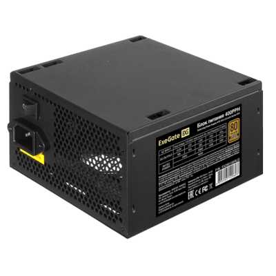 блок питания ExeGate 400PPH-OEM EX292159RUS-OEM Черный