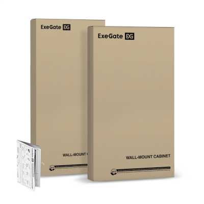 телекоммуникационный шкаф ExeGate EC-WM-18U.450.M.BLACK EX300260RUS Черный