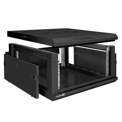 телекоммуникационный шкаф ExeGate EC-WM-4U.600.M.BLACK EX300264RUS Черный