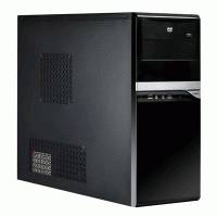 корпус Exegate EX-403 Black-Silver 500W