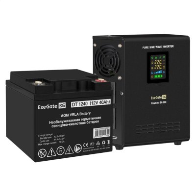 ИБП ExeGate FineSine SX-500.LCD.AVR.2SH EX296497RUS