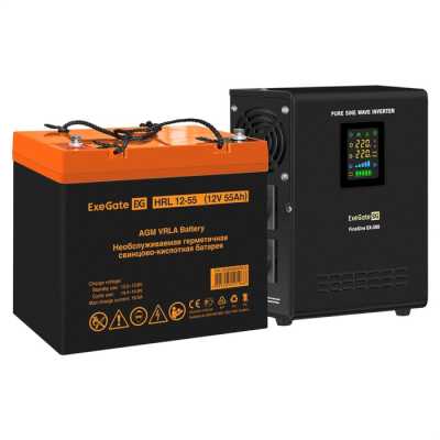 ИБП ExeGate FineSine SX-500.LCD.AVR.2SH EX296501RUS