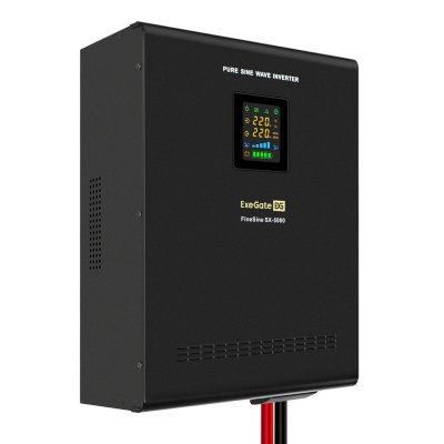 ИБП ExeGate FineSine SX-5000.LCD.AVR.2SH.T EX296004RUS Черный