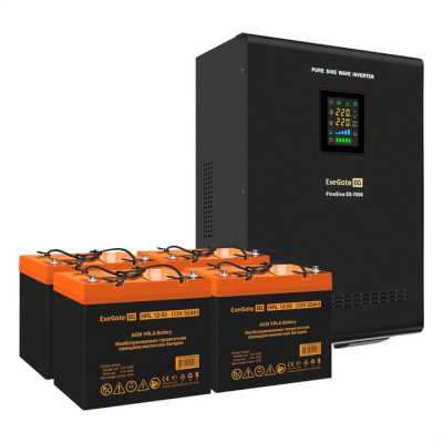 ИБП ExeGate FineSine SX-7000.LCD.AVR.2SH.T EX296685RUS