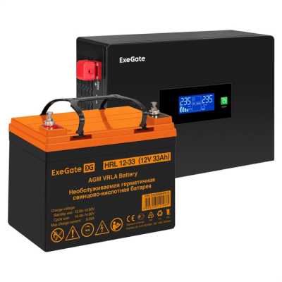 ИБП ExeGate IdealSine SR-1000.LCD.2SH EX297406RUS