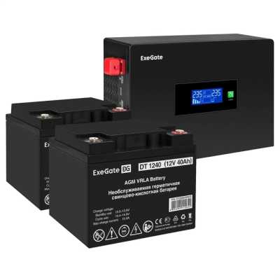 ИБП ExeGate IdealSine SR-1500.LCD.2SH EX297430RUS