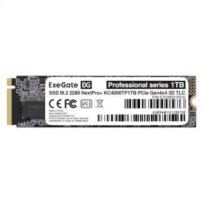 SSD диск ExeGate NextPro+ KC4000TP1TB 1Tb EX298957RUS Черный