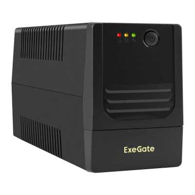 ИБП ExeGate Power NB-1000.LED.AVR.2SH.USB EX299493RUS Черный