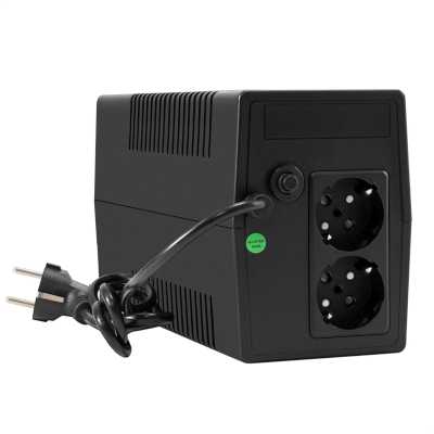 ИБП ExeGate Power NB-650.LED.AVR.2SH EX299484RUS Черный