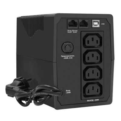 ИБП ExeGate Power Smart ULB-600.LCD.AVR.4C13.RJ.USB