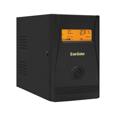 ИБП ExeGate Power Smart ULB-800.LCD.AVR.2SH EX292776RUS Черный
