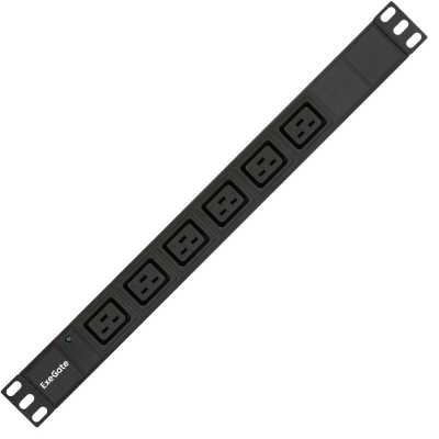 блок розеток ExeGate ServerPro PDU-19H013 Al-6C19-EU3CU-SW