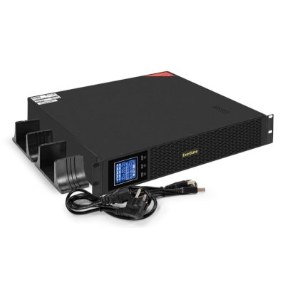 ИБП ExeGate SinePower UHB-3000.LCD.AVR.8C13.RJ.USB.BC.2U EX299039RUS