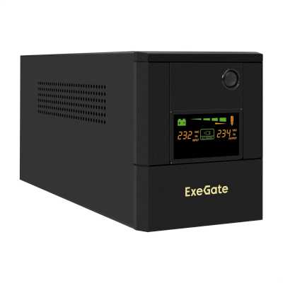 ИБП ExeGate Smart LB-2000.LCD.AVR.4SH EX299821RUS