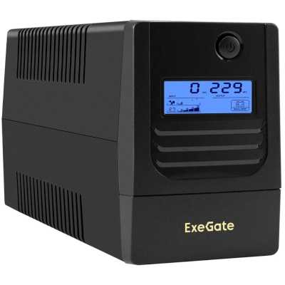 ИБП Exegate Smart LB-800.LCD.AVR.2SH.USB EX299764RUS