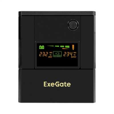 ИБП ExeGate SpecialPro Smart LLB-1000.LCD.AVR.4SH.USB EX299949RUS
