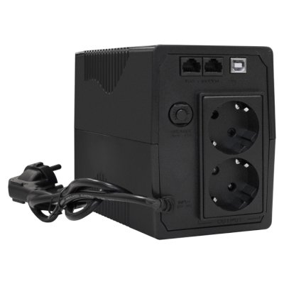 ИБП ExeGate SpecialPro Smart LLB-600.LCD.AVR.2SH.RJ.USB EP285580RUS Черный