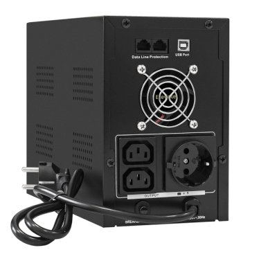 ИБП ExeGate SpecialPro UNB-2000.LED.AVR.1SH.2C13.RJ.USB Черный