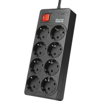 сетевой фильтр Filum FL-SP8-1.8M-16 черный