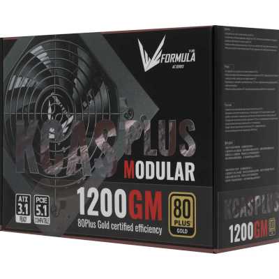 блок питания Formula KCAS Plus 1200GM ACPG-KPK2FEC.12 Черный