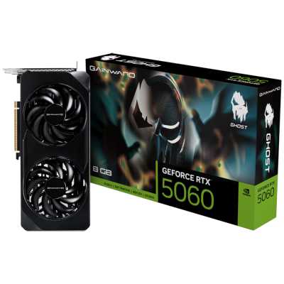 видеокарта Gainward nVidia GeForce RTX 5060 Ghost 8G NE75060019P1-GB2063B