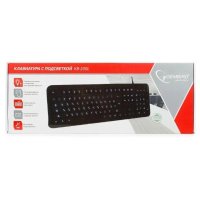 клавиатура Gembird KB-200L Black USB Черный