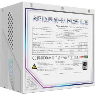 блок питания GigaByte 1000W GP-AE1000PM PG5 ICE Белый