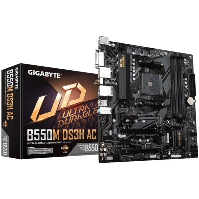 материнская плата GigaByte B550M DS3H AC