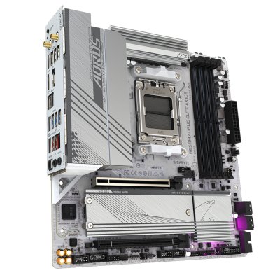 материнская плата GigaByte B650M Aorus Elite AX ICE Белый