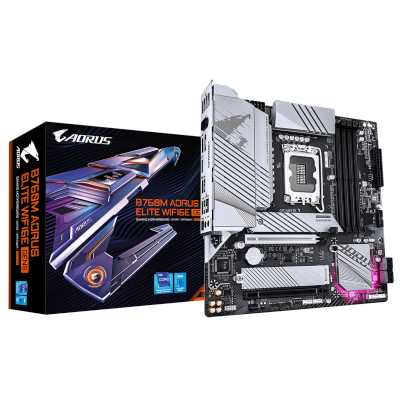 материнская плата GigaByte B760M Aorus Elite WIFI6E GEN5 Черный