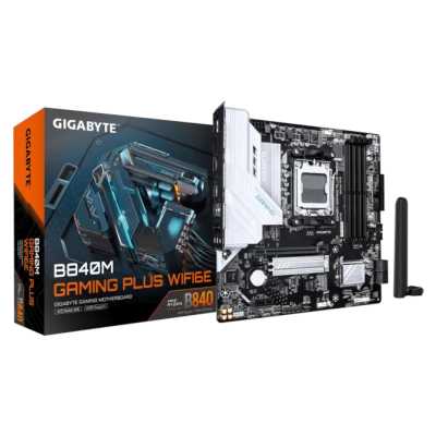 материнская плата GigaByte B840M Gaming Plus WIFI6E Черный
